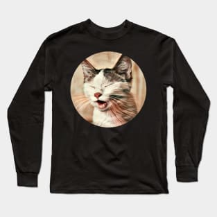 Four-Legged floppy cat Long Sleeve T-Shirt